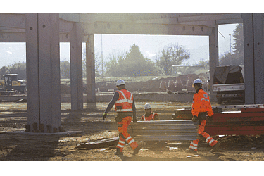 construction site workers