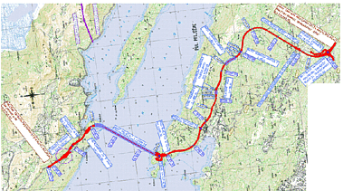 Project route map